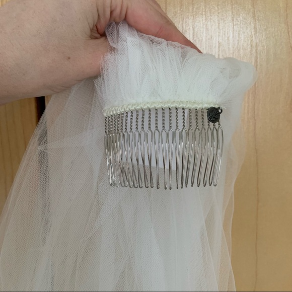 2-later TULLE Walking Veil - Picture 6 of 7